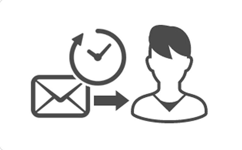 メールのスケジュール送信